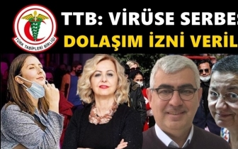 TTB'den tepki: Virüse serbest dolaşım hakkı verildi!