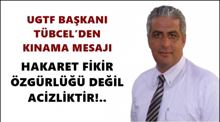 T&uuml;bcel&rsquo;den Charlie Hebdo&rsquo;ya kınama mesajı