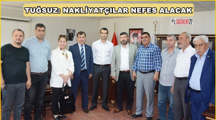 Tuğsuz: Nakliyat&ccedil;ılar mazot parasına &ccedil;alışıyor