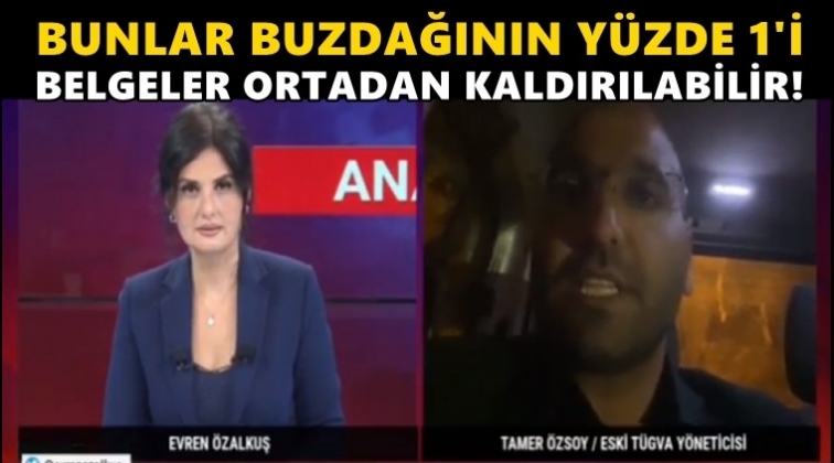 T&Uuml;GVA eski y&ouml;neticisi: Buzdağının y&uuml;zde 1'i!