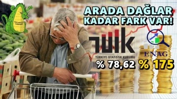 T&Uuml;İK'e g&ouml;re enflasyon: Y&uuml;zde 78,62