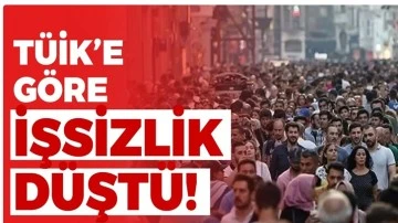 TÜİK'e göre işsizlik oranı 0,3 puan azaldı!