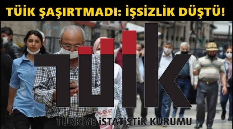T&Uuml;İK şaşırtmadı: İşsizlik oranı azaldı...