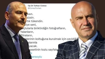 Turhan &Ccedil;&ouml;mez'den Soylu'ya: Yok olup gitmene az kaldı!