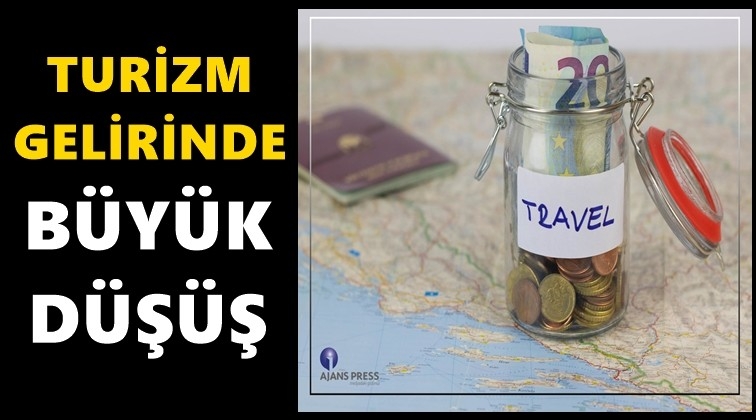 Turizm gelirinde b&uuml;y&uuml;k d&uuml;ş&uuml;ş!