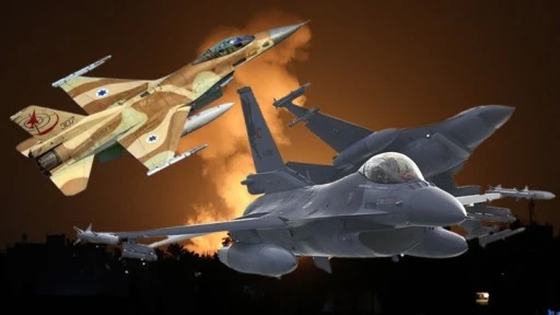 Türk F-16’ları Suriye hava sahasına girdi, İsrail jetlerinin önünü kesti!
