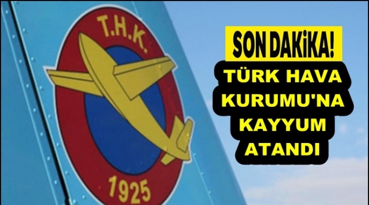 T&uuml;rk Hava Kurumu'na kayyum atandı