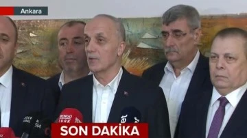 Türk-İş Başkanı Ergün Atalay: Bizim teklifimiz 9 bin TL