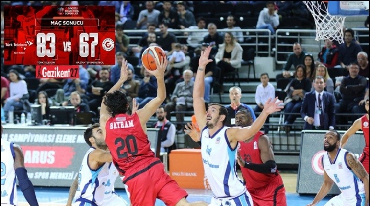 Türk Telekom: 83 - Gaziantep Basketbol: 67