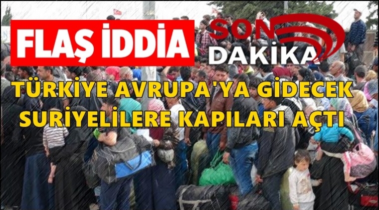 Sabah gazetesi: T&uuml;rkiye g&ouml;&ccedil;menlere Avrupa kapılarını a&ccedil;tı