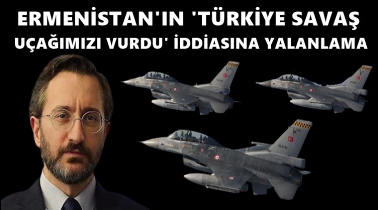 ‘Türkiye savaş uçağımızı vurdu’ iddiasına yalanlama!