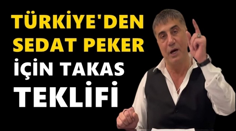 T&uuml;rkiye, Sedat Peker i&ccedil;in takas teklifinde bulundu!