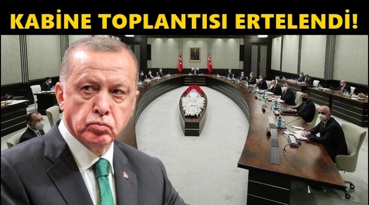 T&uuml;rkiye yanarken, kabine toplantısı ertelendi!