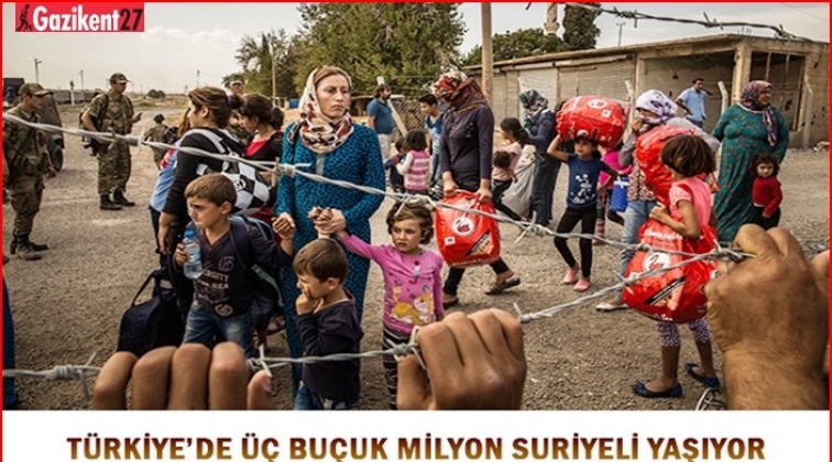 Türkiye'de 3 milyon 583 bin Suriyeli sığınmacı var