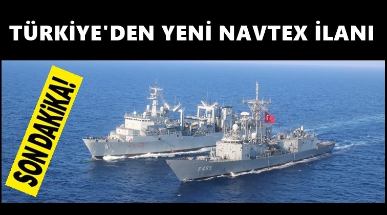 Türkiye iki yeni Navtex yayınladı