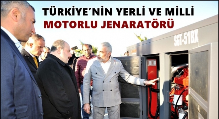 Türkiye'nin yerli ve milli motorlu jeneratörü...