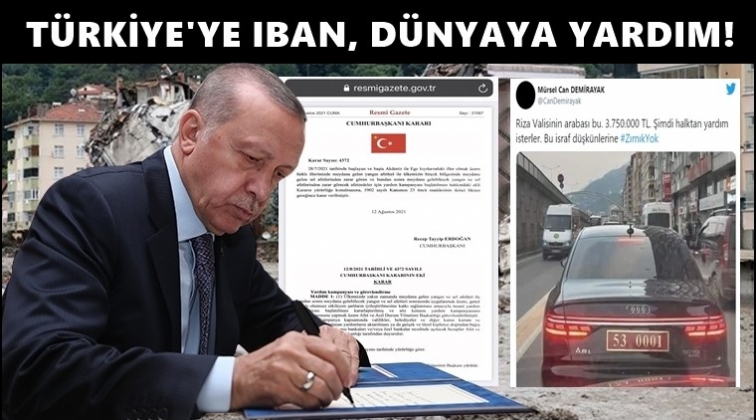 T&uuml;rkiye&rsquo;ye IBAN, d&uuml;nyaya yardım!