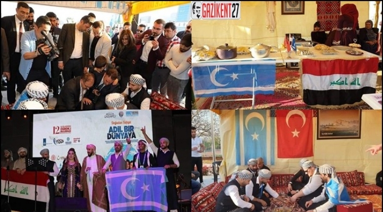 Türkmen öğrenciler festivale katıldı