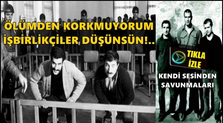 &Uuml;&ccedil; fidanın savunmaları ve son s&ouml;zleri...