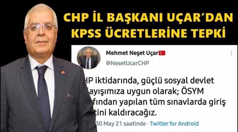 U&ccedil;ar'dan KPSS oturum &uuml;cretlerine tepki...