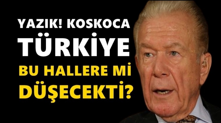 Uğur D&uuml;ndar: Yazık! Koskoca T&uuml;rkiye...