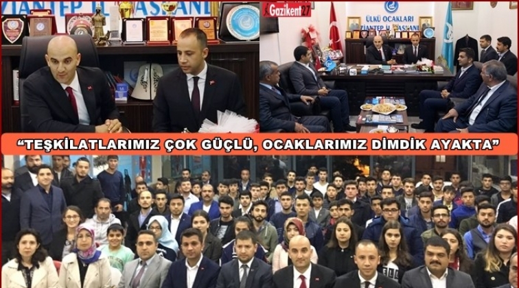 &Uuml;lk&uuml; Ocakları Genel Başkanı Olcay Kılavuz Gaziantep'te