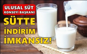 Ulusal S&uuml;t Konseyi:&nbsp;S&uuml;tte indirim imkansız!
