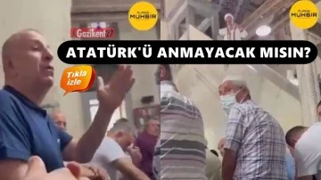 &Uuml;mit &Ouml;zdağ'dan Atat&uuml;rk'&uuml; anmayan imama camide tepki