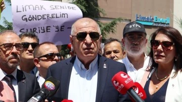 Ümit Özdağ'dan Limak önünde Akbelen protestosu