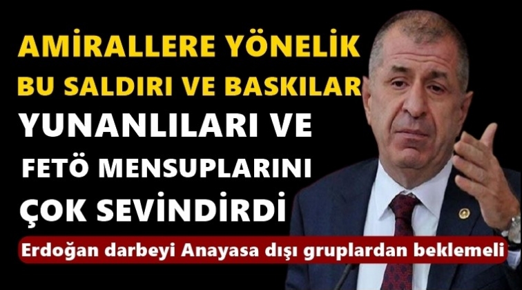 &Uuml;mit &Ouml;zdağ'dan amiral bildirisine destek