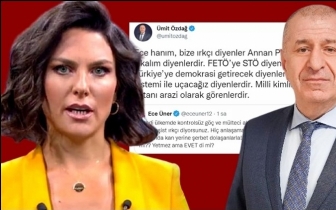 &Uuml;mit &Ouml;zdağ'dan Ece &Uuml;ner'e destek...