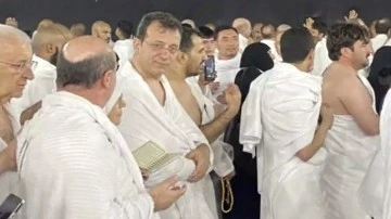 Umre'ye giden İmamoğlu'ndan ilk fotoğraf