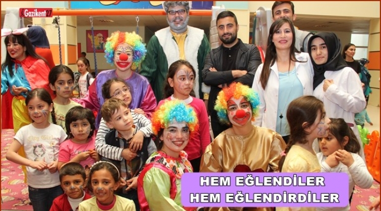 &Uuml;niversite &ouml;ğrencileri, &ccedil;ocuklara keyifli anlar yaşattı