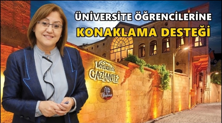 &Uuml;niversite &ouml;ğrencilerine konaklama desteği...