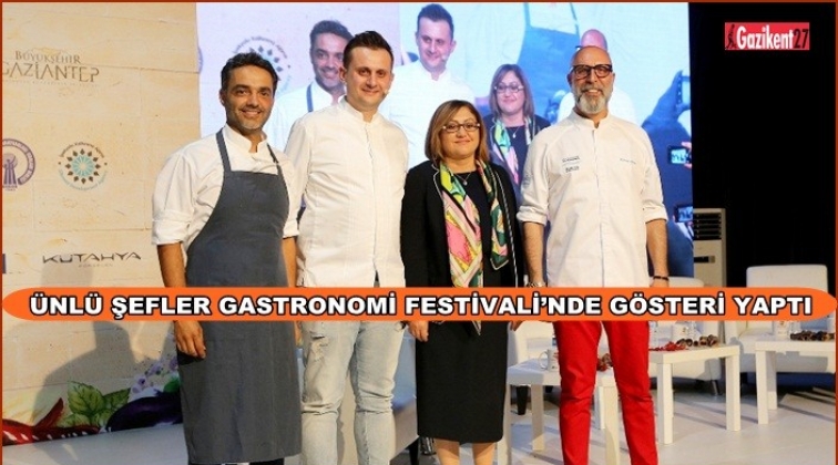 &Uuml;nl&uuml; şefler workshop g&ouml;sterisi yaptı