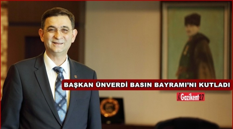 &Uuml;nverdi, basın bayramını kutladı