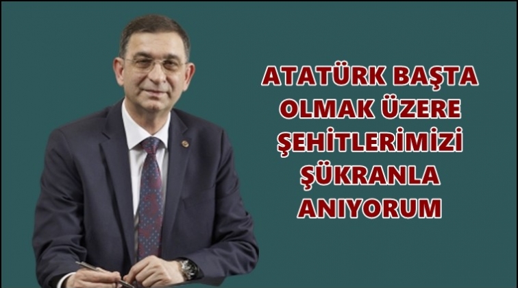 &Uuml;nverdi'den &Ccedil;anakkale Zaferi mesajı