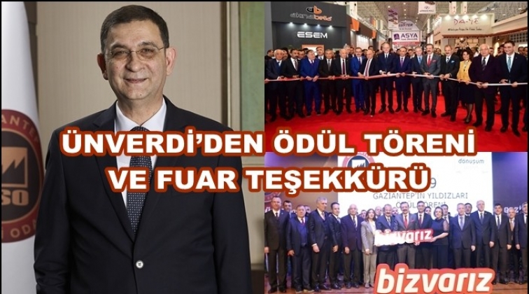 &Uuml;nverdi'den firmalara ve katılımcılara teşekk&uuml;r