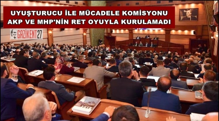 ‘Uyuşturucu ile mücadele’ önerisine AKP’den ret!