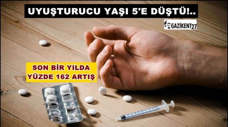 Uyuşturucu kullanma yaşı 5’e düştü!