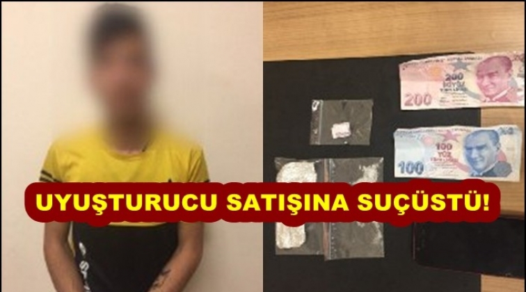 Uyuşturucu madde satıcıları su&ccedil;&uuml;st&uuml; yakalandı!