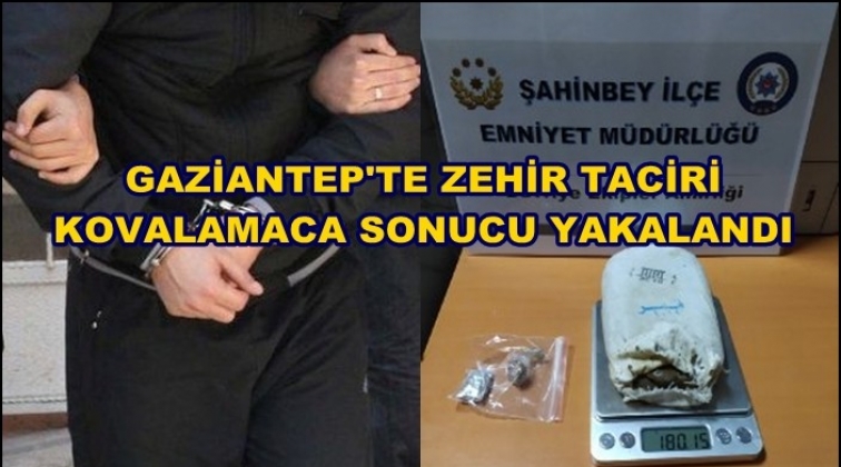 Uyuşturucu taciri kovalamaca sonucu yakalandı!