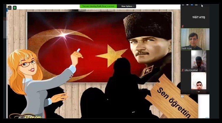 Uzaktan da olsa sımsıcak bir &ouml;ğretmenler g&uuml;n&uuml;