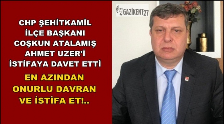 Uzer&rsquo;e bir istifa &ccedil;ağrısı da Atalamış'tan