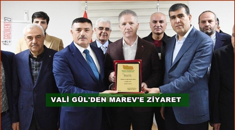 Vali Davut G&uuml;l MAREV&rsquo;i ziyaret etti