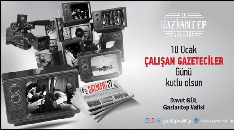 Vali Gül, Gazeteciler Günü'nü kutladı