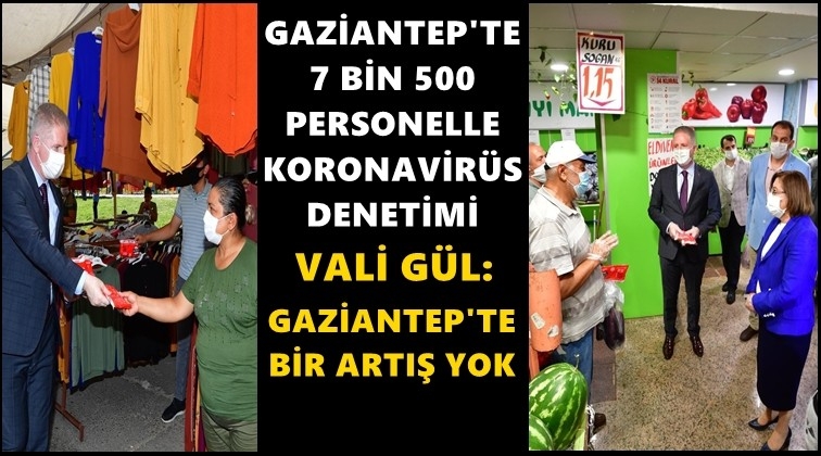 Vali G&uuml;l: Gaziantep &ouml;zelinde artış yok!