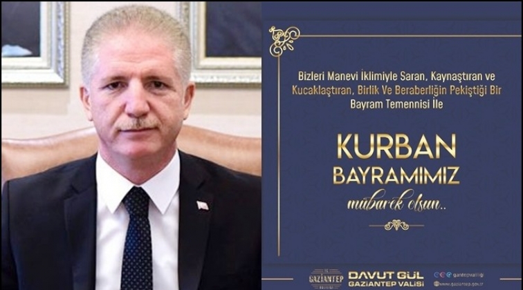 Vali G&uuml;l, Kurban Bayramı'nı kutladı