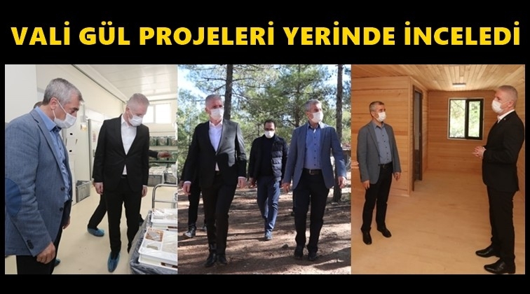 Vali G&uuml;l ve Tahmazoğlu projeleri inceledi