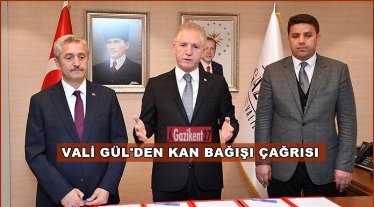 Vali G&uuml;l&rsquo;den kan bağışı &ccedil;ağrısı